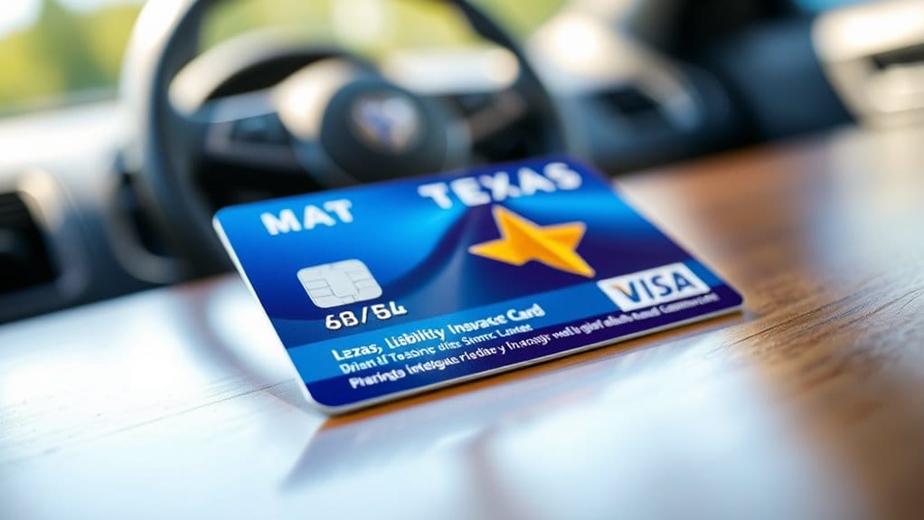texas liability insurance card